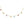 14k Yellow Gold Cable Chain Necklace with Round Multi-Tone Charms
