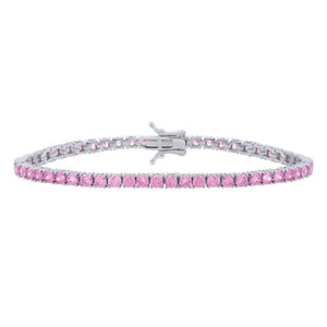 Sterling Silver White CZ Tennis Bracelet (3.30 mm)