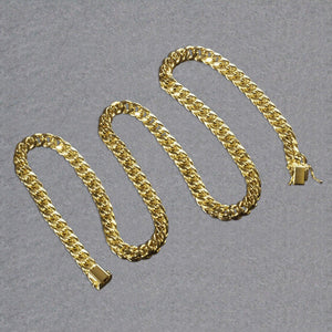 10k Yellow Gold Semi Solid Miami Cuban Chain (6.60 mm)