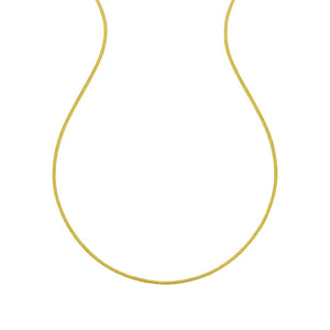 14K Yellow Gold Sparkle Spring Chain Necklace (1.90 mm)
