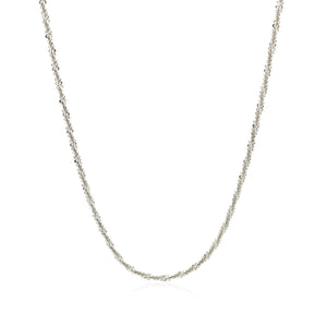 Sterling Silver 1.5mm Adjustable Sparkle Chain (1.50 mm)