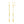 Textured Bar Long Drop Earrings in 14k Yellow Gold