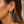 Sterling Silver Snake Chain Drop Dangle Bow Earrings