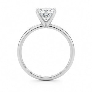 1 1/2 Carat Cushion Lab Grown IGI G/VS1 Diamond Solitaire Ring in 10K White Gold