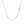 14K White Gold Delicate Paperclip Chain (2.10 mm)