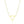 14k Yellow Gold Delta Symbol Chain Necklace