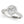 14k White Gold Halo Diamond Engagement Ring with Pave Band (1 1/3 cttw)