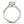 14k White Gold Halo Diamond Engagement Ring with Pave Band (1 1/3 cttw)