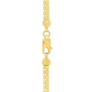 Ice Barrel Chain in 14k Yellow Gold (3.1 mm)