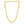14k Yellow Gold Italian Alternating Paperclip Oval Links Chain Necklace