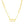 14k Yellow Gold Paperclip Chain Necklace with Oval Carabiner Clasp