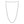 Sterling Silver Rhodium Plated Flat Miami Cuban Chain (6.70 mm)