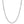 Sterling Silver Rhodium Plated Flat Miami Cuban Chain (6.70 mm)