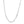 Sterling Silver Rhodium Plated French Cable Chain (5.60 mm)