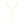 14K Yellow Gold Lariat Necklace with Paperclip Chain Stations
