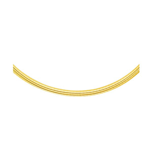 14k Yellow Gold Chain in a Classic Omega Design (4.00 mm)