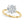 2 Carat Round Lab Grown IGI G/VS1 Diamond Solitaire Ring in 14K Yellow Gold