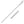14k White Gold Foxtail Chain (1.00 mm)