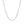 14k White Gold Foxtail Chain (1.00 mm)