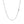 14k White Gold Foxtail Chain (1.00 mm)