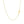 14k Yellow Gold Chain Necklace with Sliding Puffed Heart Charm