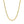 14K Yellow Gold Hollow Diamond Cut Rope Chain (3.2 mm)