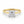 1.50Ct Princess Lab Grown IGI G/VS1 Diamond Ring in 10K Yellow Gold