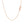14k Rose Gold Diamond Cut Cable Link Chain (1.10 mm)