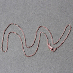 14k Rose Gold Diamond Cut Cable Link Chain (1.10 mm)