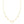 14K Yellow Gold Open Heart Station Necklace