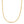 Sterling Silver Yellow Gold Plated Diamond Cut Royal Rope Chain (4.40 mm)