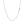 14k White Gold Singapore Chain (1.30 mm)