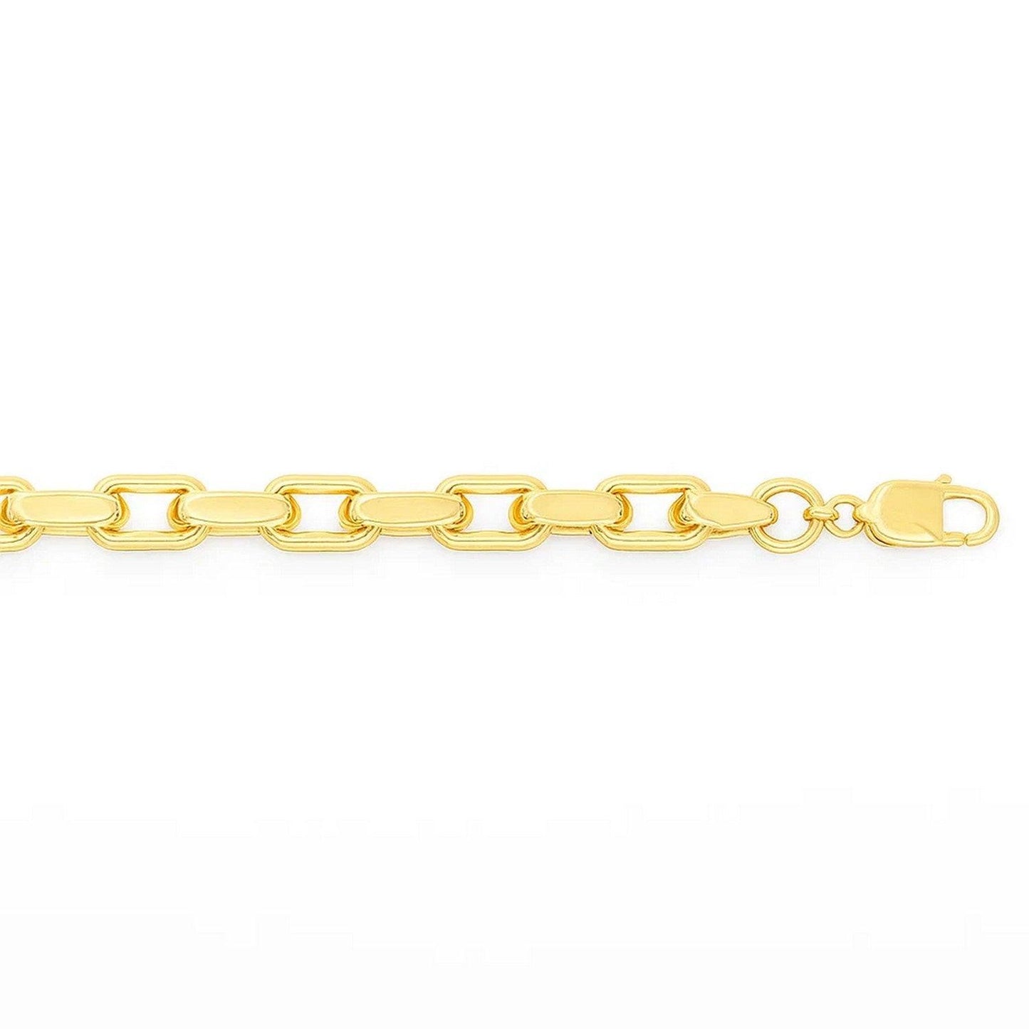 14k Yellow Gold French Cable Chain Bracelet  (3.60 mm)