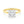 5 Carat Cushion Lab Grown IGI G/VS1 Diamond Solitaire Ring in 14K Yellow Gold