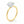 2 Carat Cushion Lab Grown IGI G/VS1 Diamond Solitaire Ring in 14K Yellow Gold