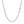 18k White Gold Diamond Cut Cable Link Chain (2.60 mm)
