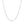 14k White Gold Diamond Cut Cable Link Chain (1.10 mm)