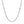14k White Gold Diamond Cut Cable Link Chain (2.60 mm)