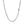 14k White Gold Diamond Cut Cable Link Chain (3.70 mm)