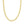 10K Yellow Gold Diamond Cut Square Link Necklace