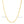 14k Yellow Gold Diamante Paperclip Chain Necklace (4.00 mm)