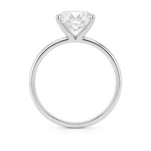 5 Carat Radiant Lab Grown IGI G/VS1 Diamond Solitaire Ring in 10K White Gold