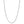 Sterling Silver Rhodium Plated Oval Snake Chain (6.40 mm)