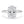 5 Carat Oval Lab Grown IGI G/VS1 Diamond Solitaire Ring in 14K White Gold