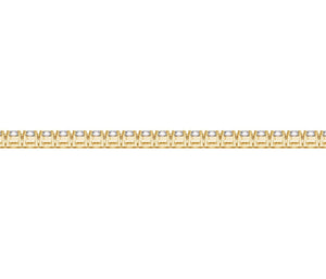 Lab Grown Round Diamond Tennis Bracelet in 14k Yellow Gold (4 cctw F/G  VS2/SI1)