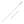 14k White Gold Round Cable Link Chain (1.10 mm)
