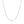 18k White Gold Diamond Cut Cable Link Chain (1.10 mm)