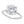 5 Carat Round Lab Grown IGI G/VS1 Diamond Solitaire Ring in 10K White Gold