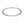 Rhodium Plated Sterling Silver Curb Style Bracelet (7.90 mm)