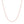 14k Rose Gold Round Cable Link Chain (1.25 mm)